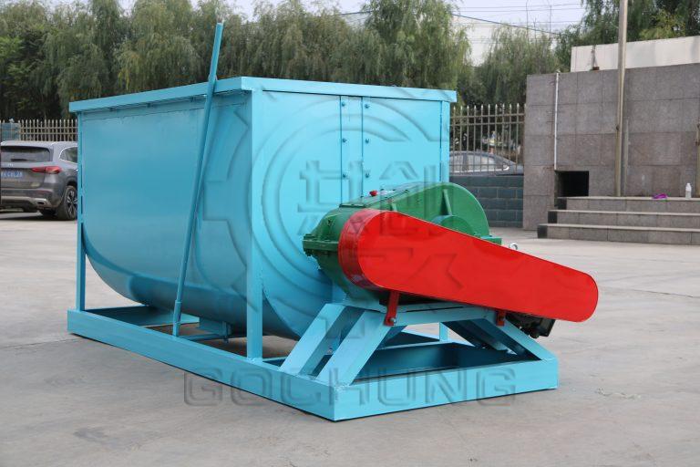 Horizontal Mixing Machine - Organic fertilizer production line ...